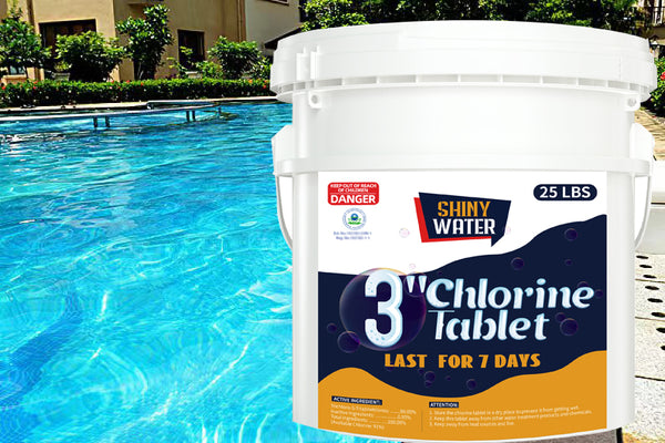 25/50/75 lbs 3 Inch Stabilized Chlorine Tablets for Sanitizing Swimming Pools - Individually Wrapped, Slow Dissolving - 99% Available Chlorine